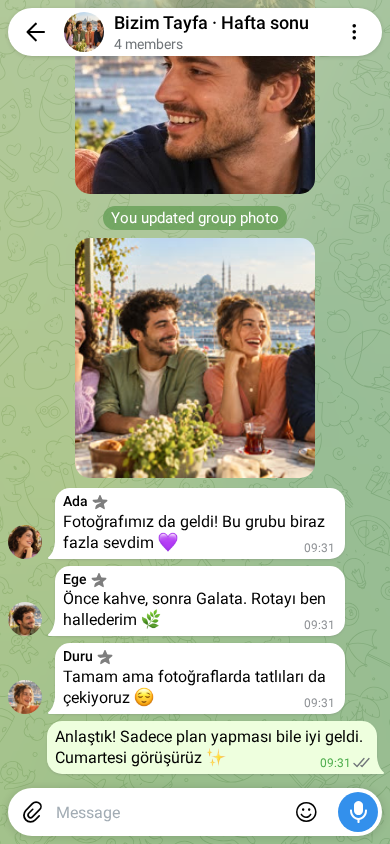 Mobil web · Bizim Tayfa grup sohbeti